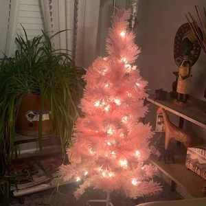 Super cute pink 4ft tree! Accidentally bought 2 of them